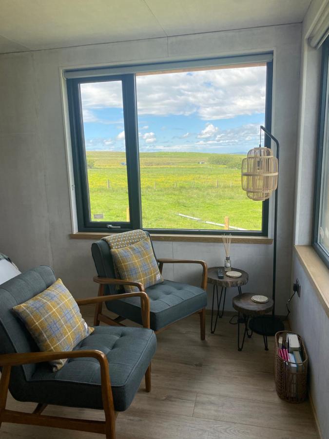 Unique Luxurious Cabin On Sea View Working Croft Garrabost Zewnętrze zdjęcie